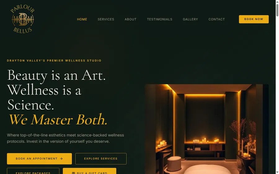 Parlour Bellus website