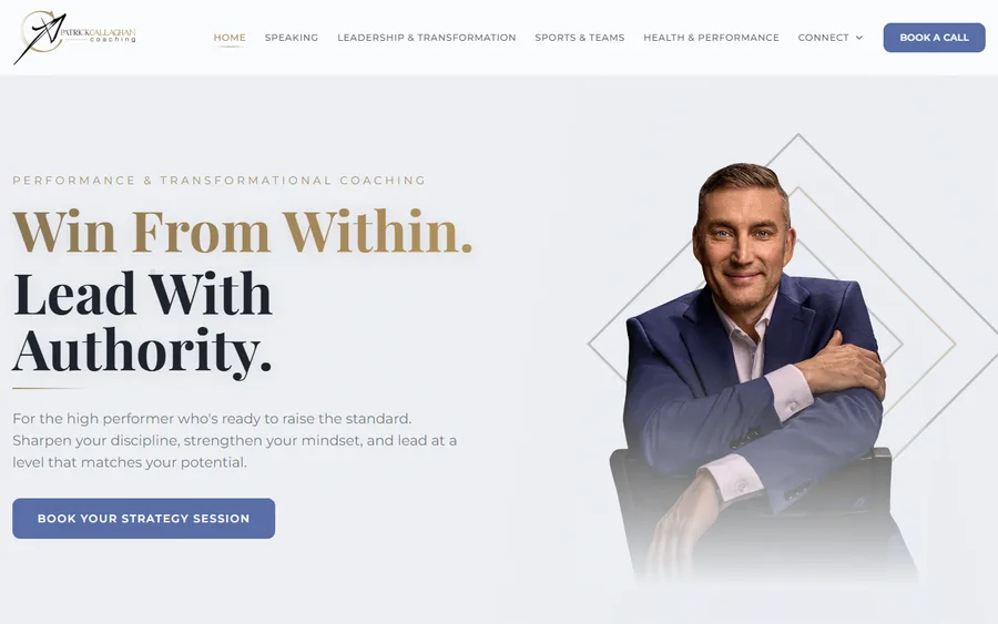 Patrick Callaghan Coaching website